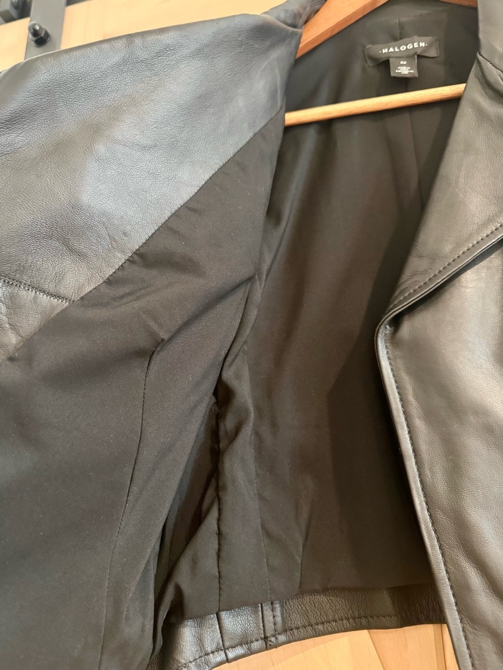 Halogen Leather Jacket - Picture 4 of 9